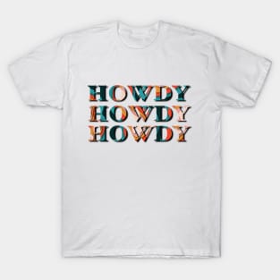 Retro papercut HOWDY T-Shirt